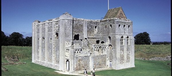 The castle at Castle Rising